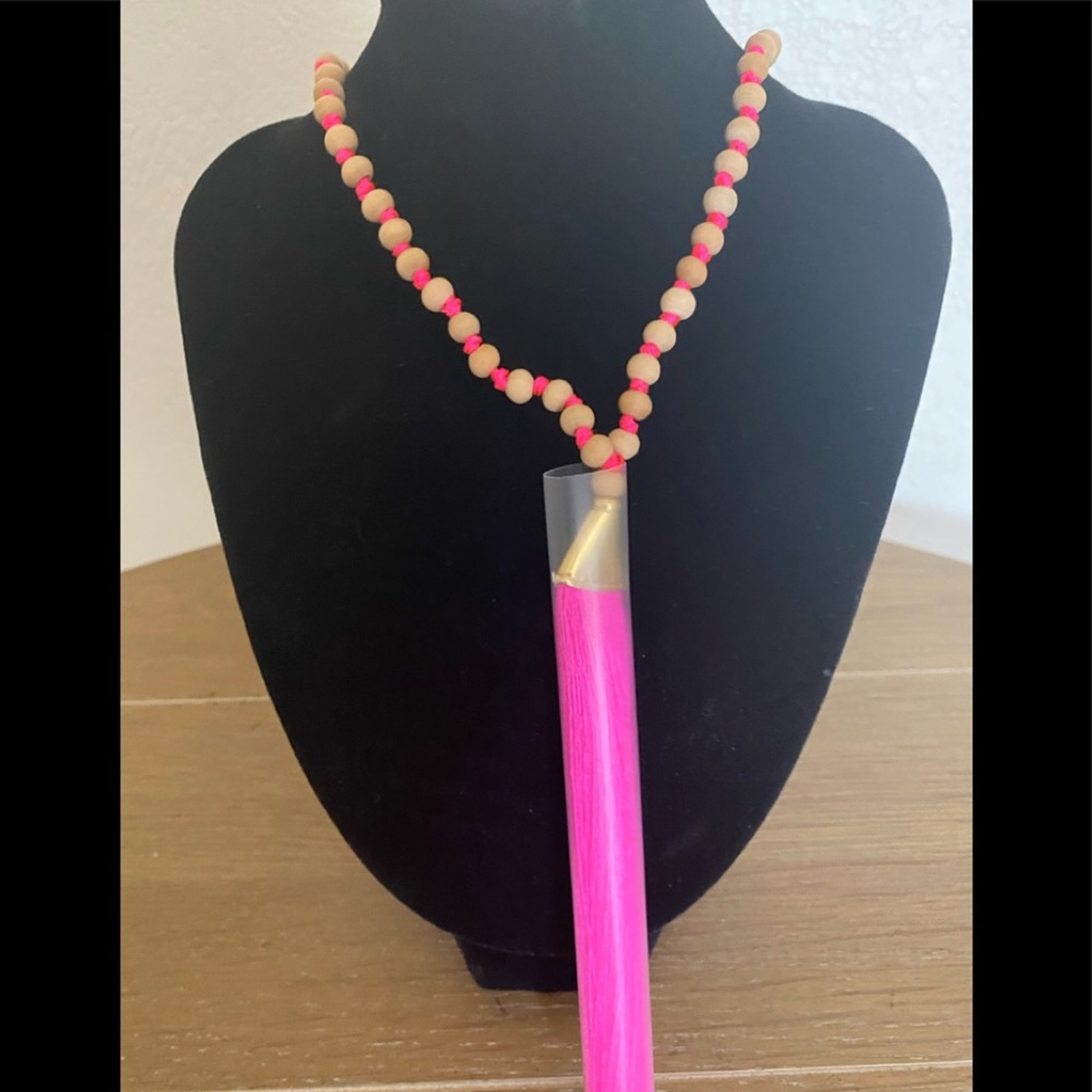 Nip Shiraleah Pink Bali Necklace